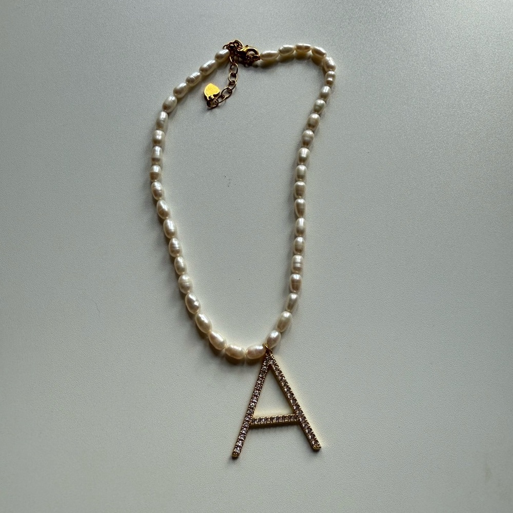 Frasier Sterling Initial Pendant Necklace